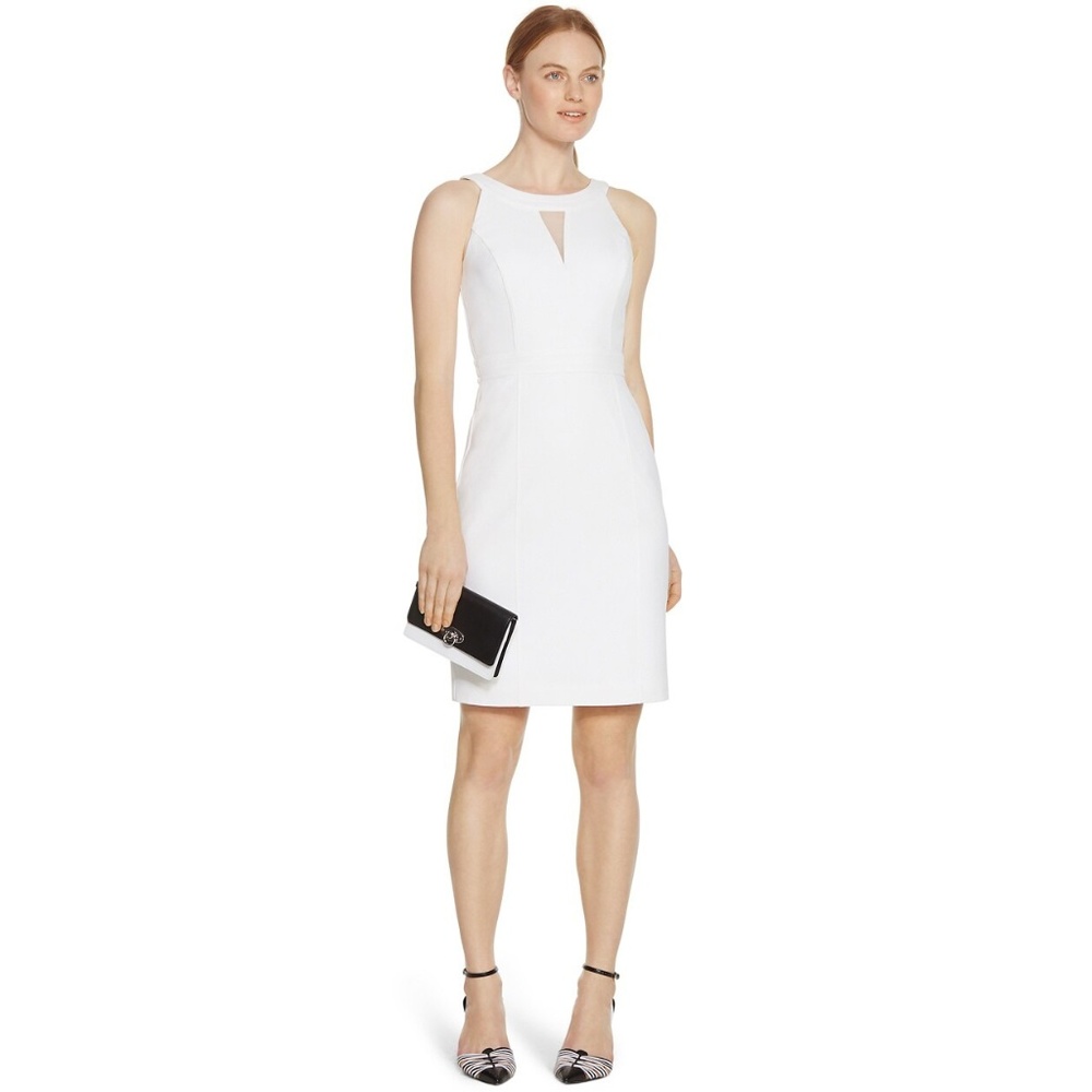WHBM Sleeveless Organza 8 Dress